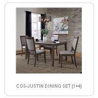 COS-JUSTIN DINING SET (1+4)